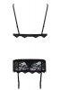 Zmysłowy komplet Belita LC 90231 Sognato Collection Black Czarny LivCo Corsetti Fashion  rozmiar - L/XL
